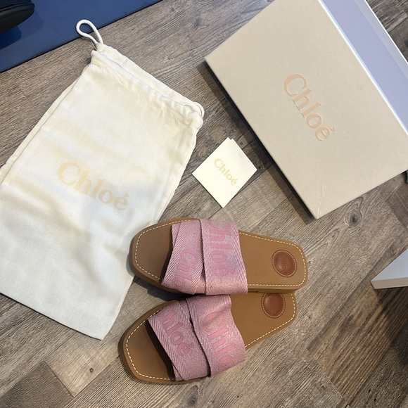 CHLOÈ purple woody mules - Picture 5 of 8